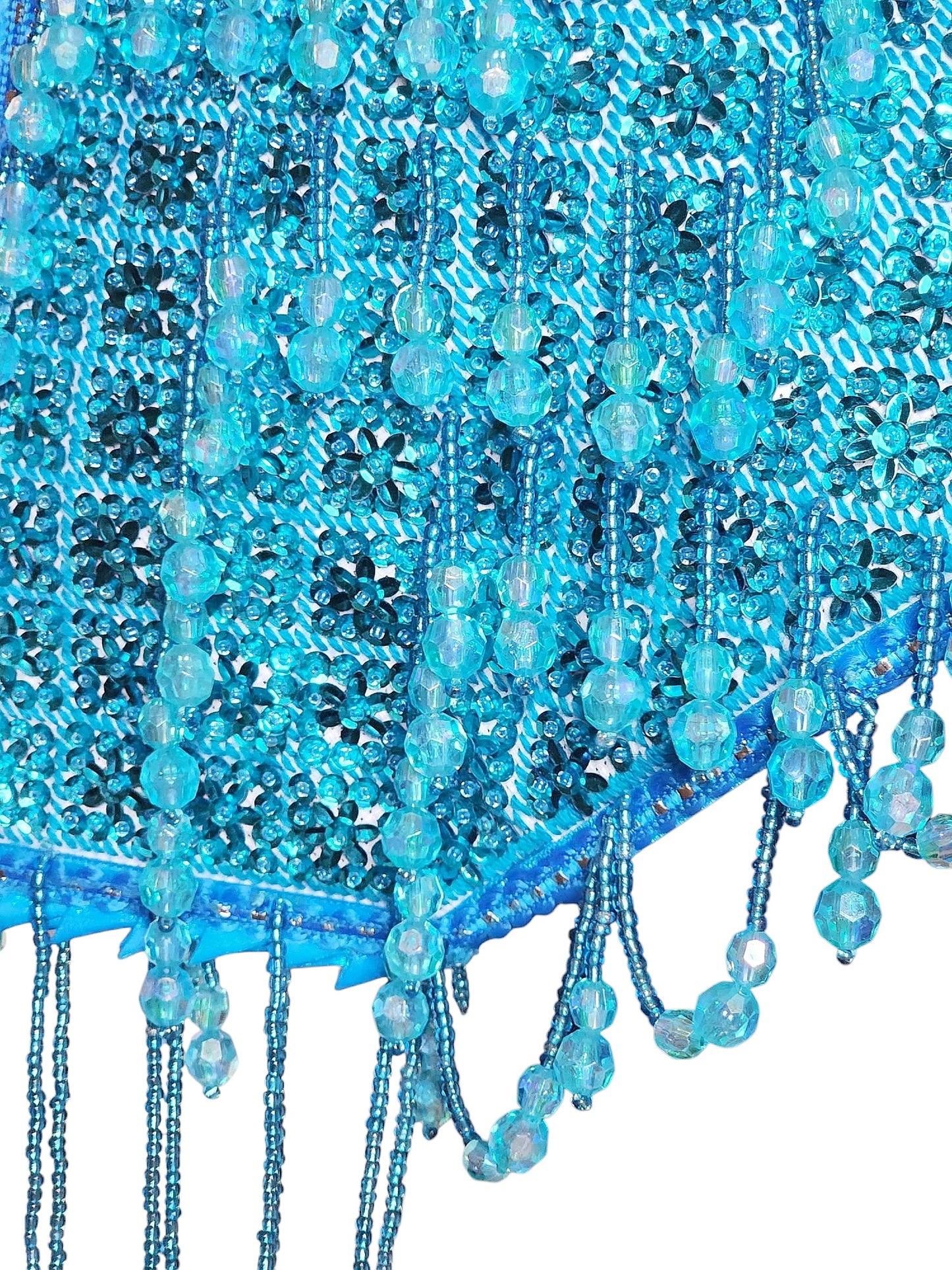 Hmong Traditional Princess/Queen Hat | Teal