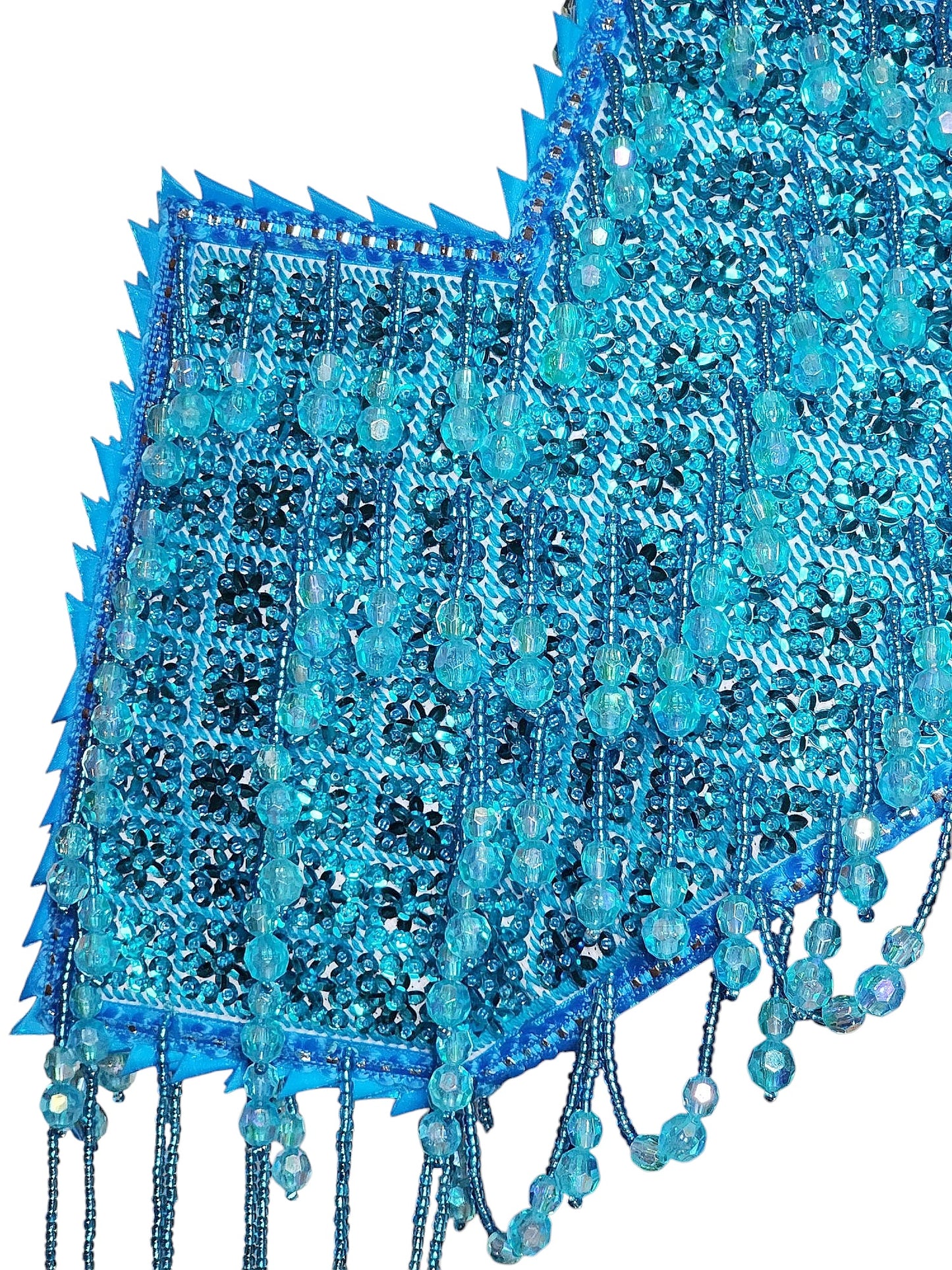 Hmong Traditional Princess/Queen Hat | Teal