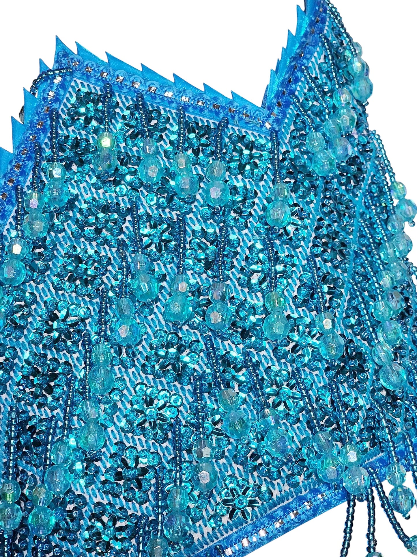 Hmong Traditional Princess/Queen Hat | Teal