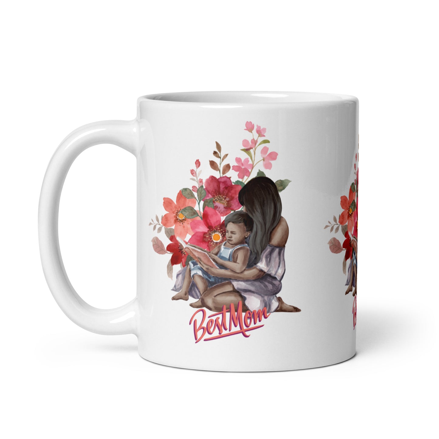 Floral Design Best Mom Mug
