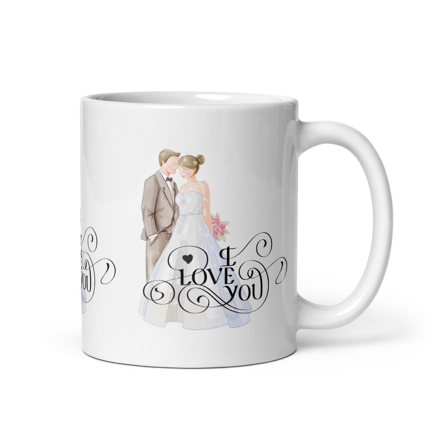 Wedded Bliss: Elegant Keepsake Mug