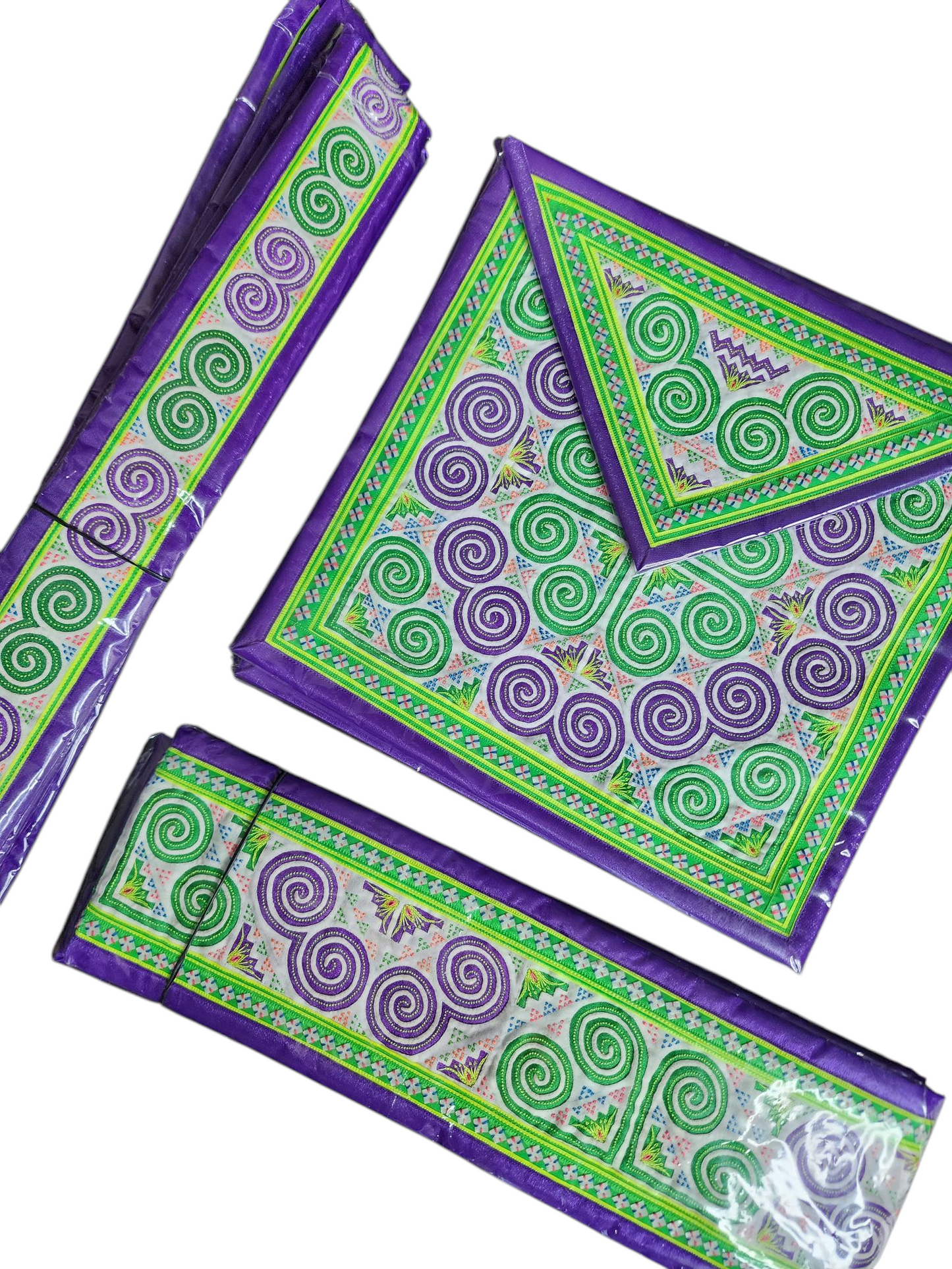 Hmong Handmade Paj Ntaub Qwj Set 0055