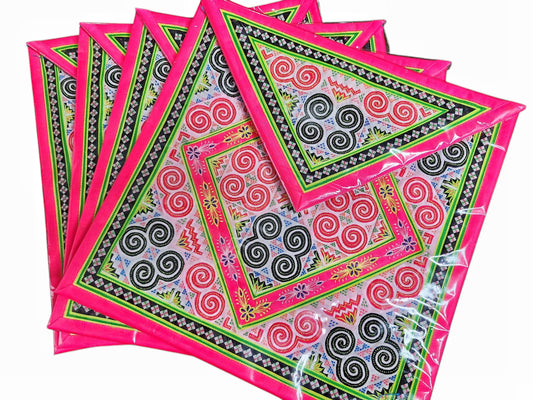 Hmong Handmade Paj Ntaub Qwj Set #0051