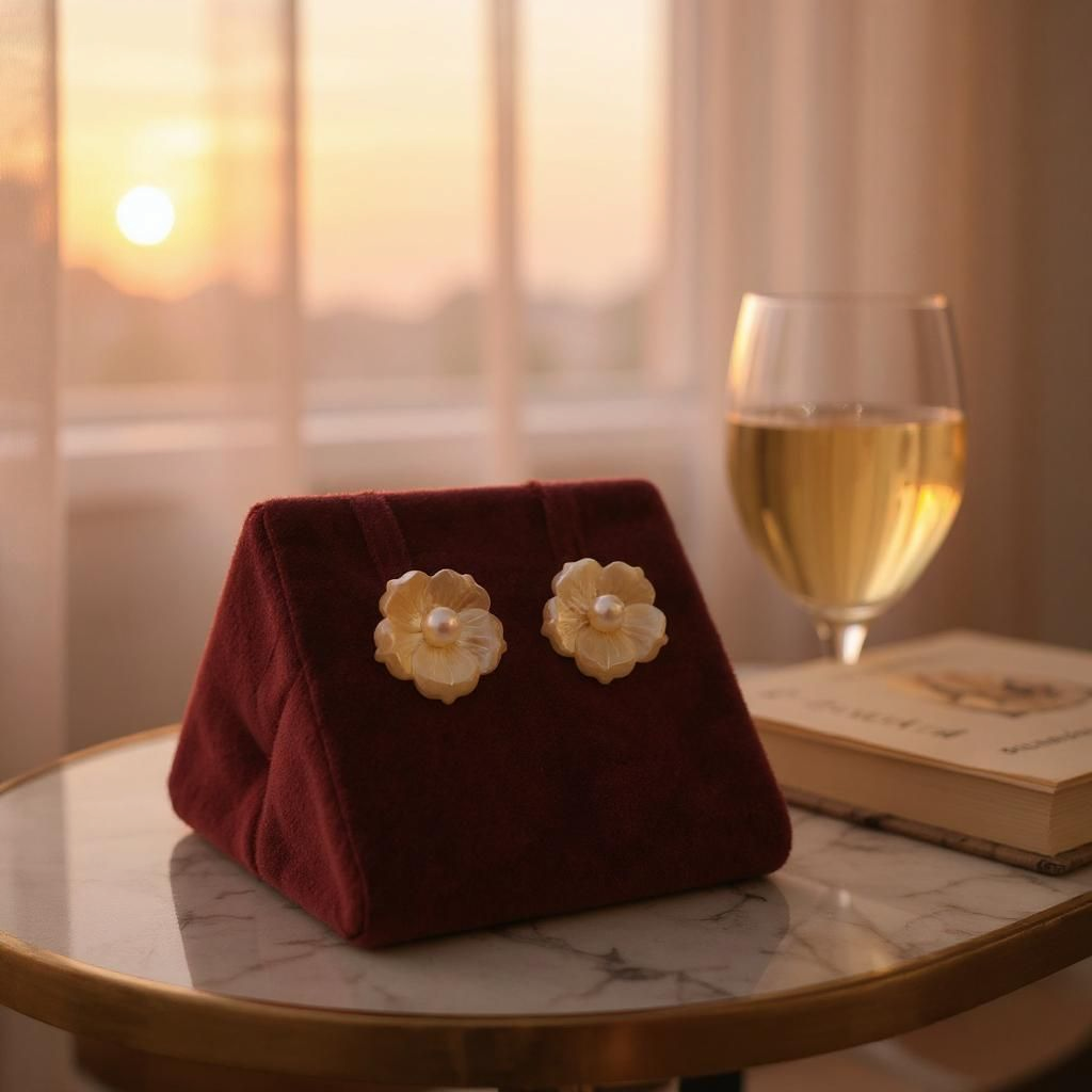 Baroque Belle  Stud Dangle Earrings