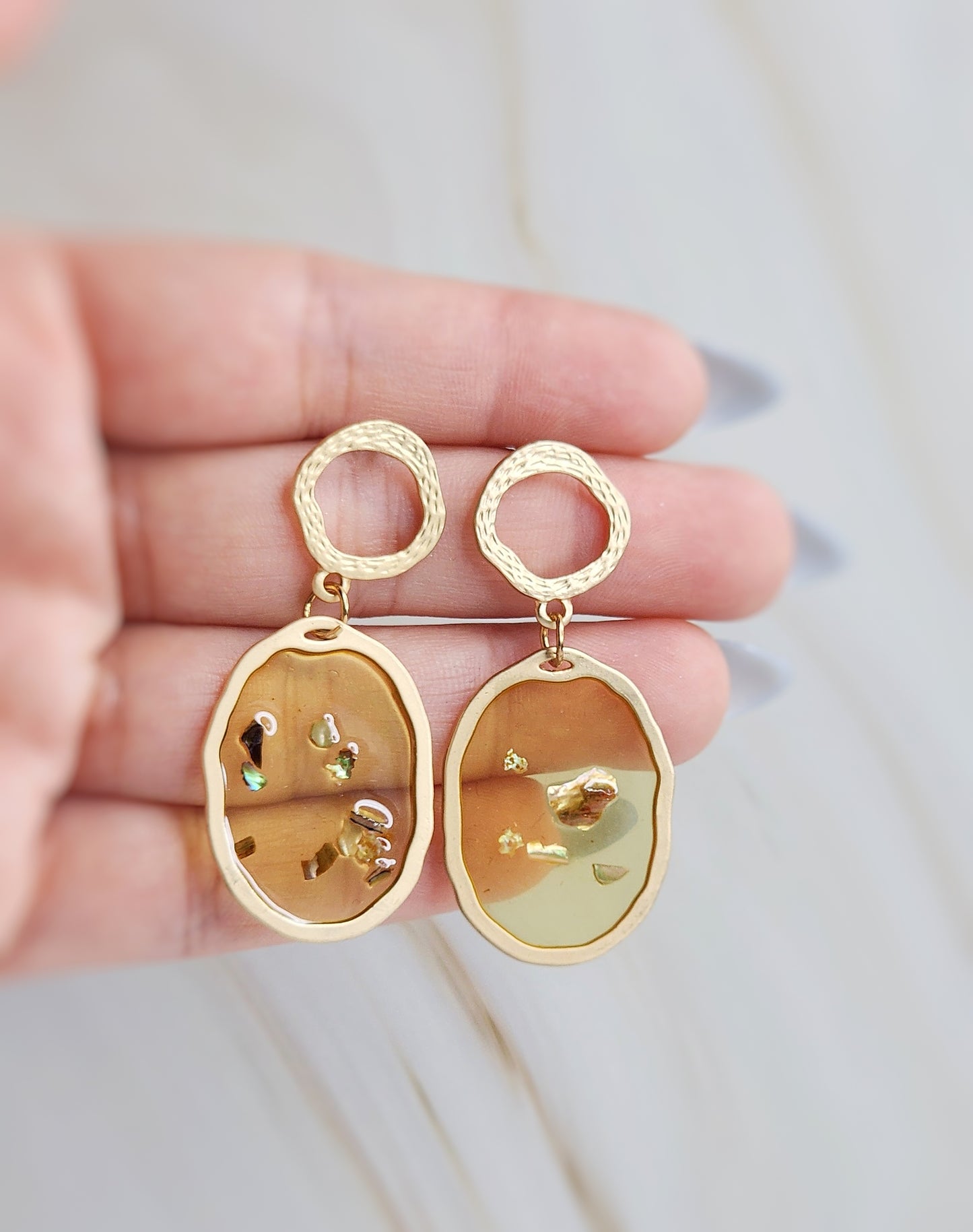 Seashell Geometry Earrings