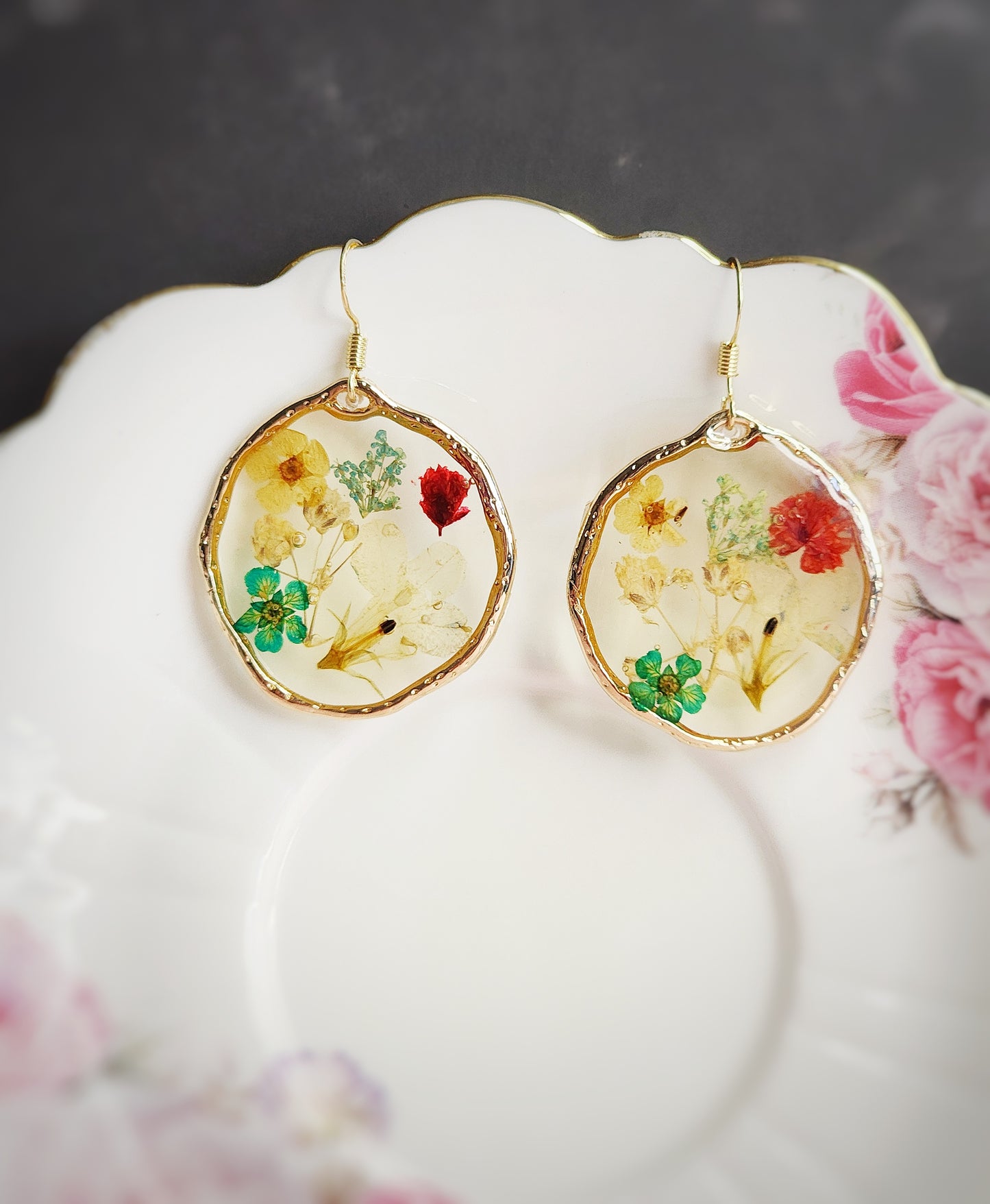 Blooming Gold 925 Earrings