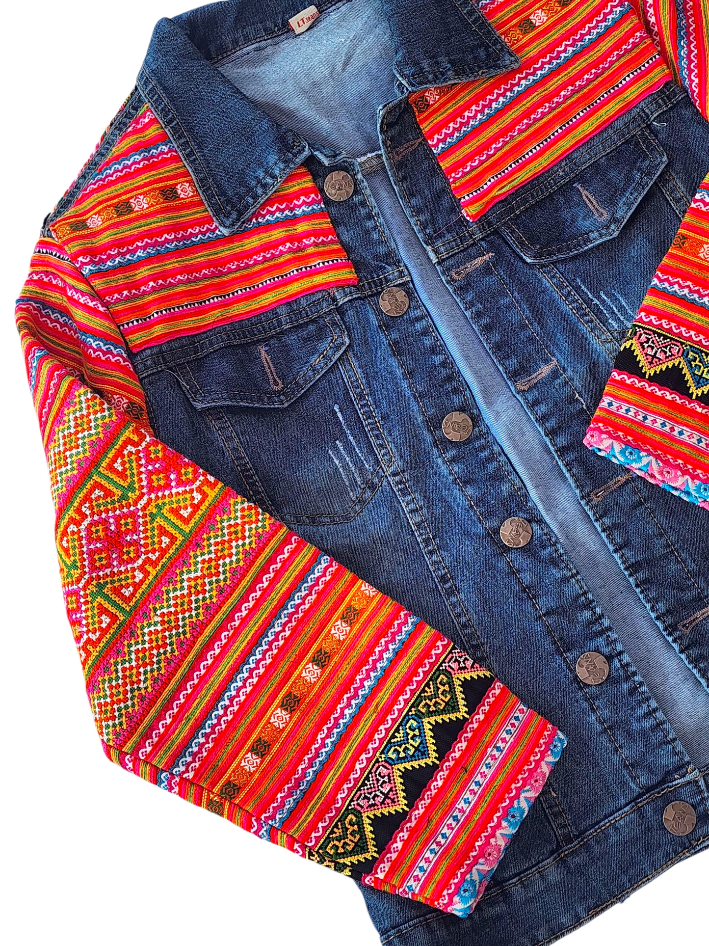 Hmong Modernist Jean Jacket