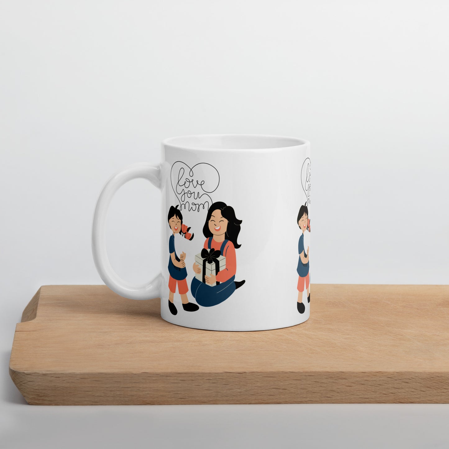 Sip Love, Share Joy: Mom's White Mug Gift