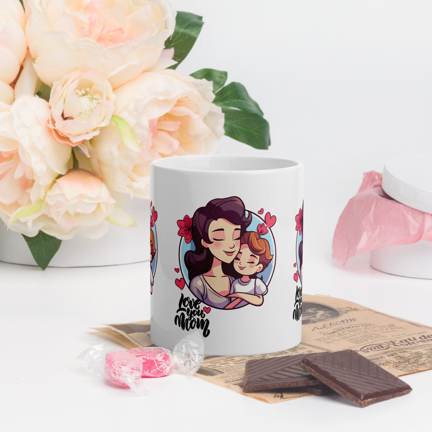 Heartfelt Affection: Love You Mom Mug