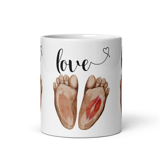 Baby Foot Love Keepsake Mug