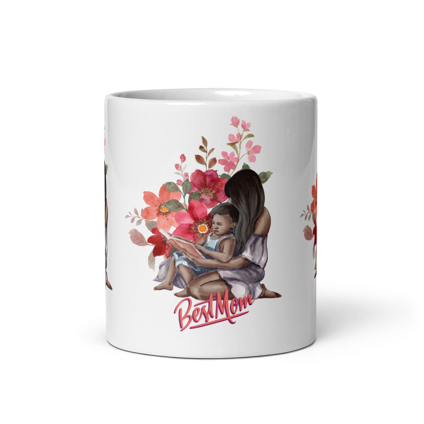 Floral Design Best Mom Mug