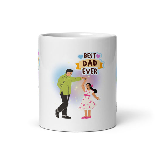 Best Dad Ever Glossy Celebration Mug