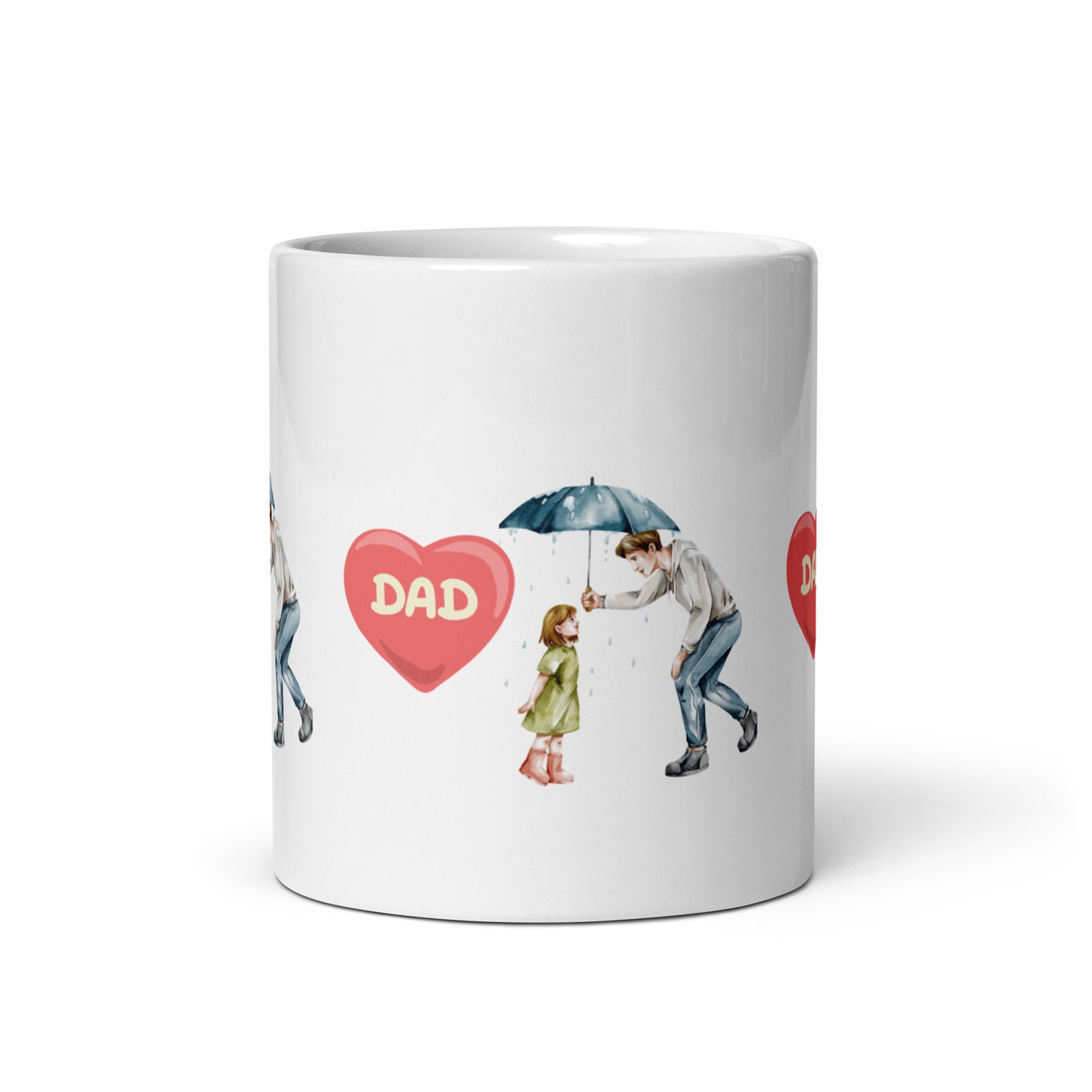 Heart to Heart: Dad Daughter Mug