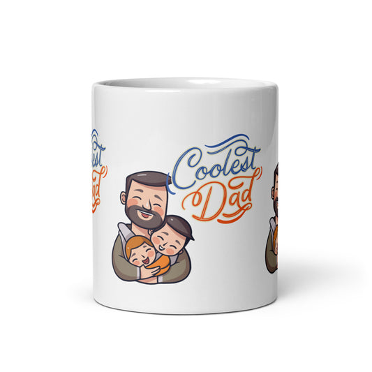 Coolest Dad White Mug