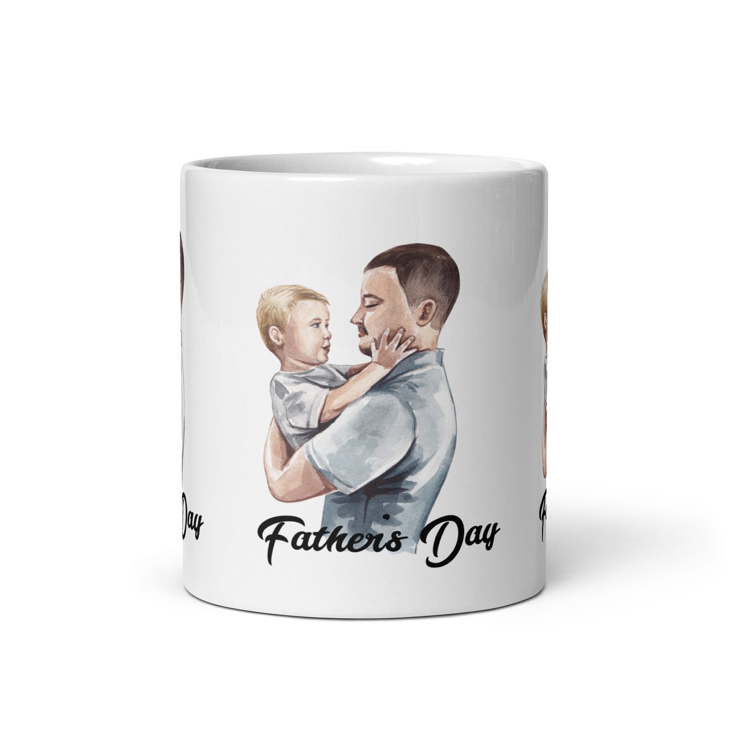 World's Greatest Dad: Father's Day White Mug