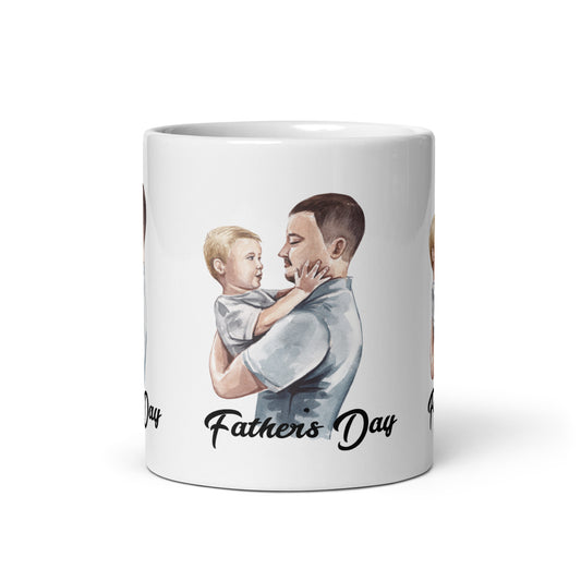 World's Greatest Dad: Father's Day White Mug