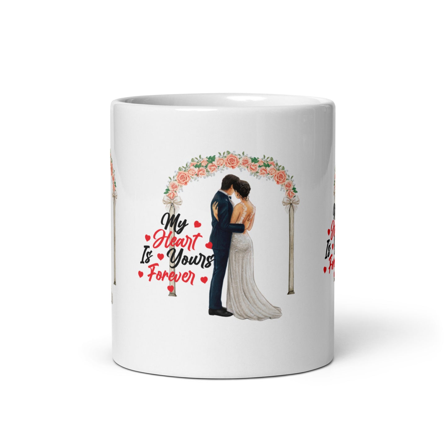 Forever Yours: Elegant Wedding Mug Gift