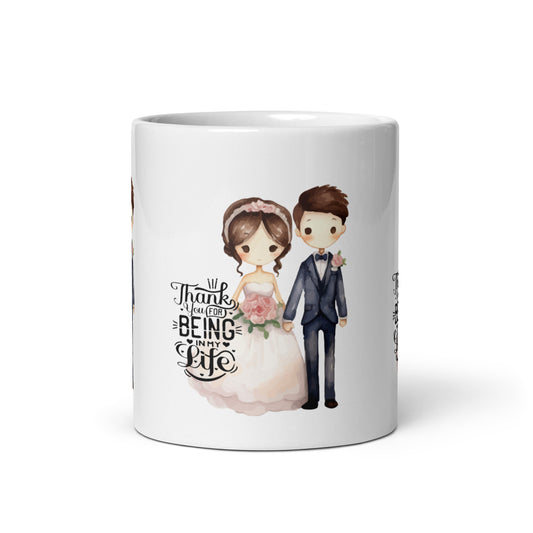 Thank You for the Love: Wedding Mug for Your Lifelong Partner