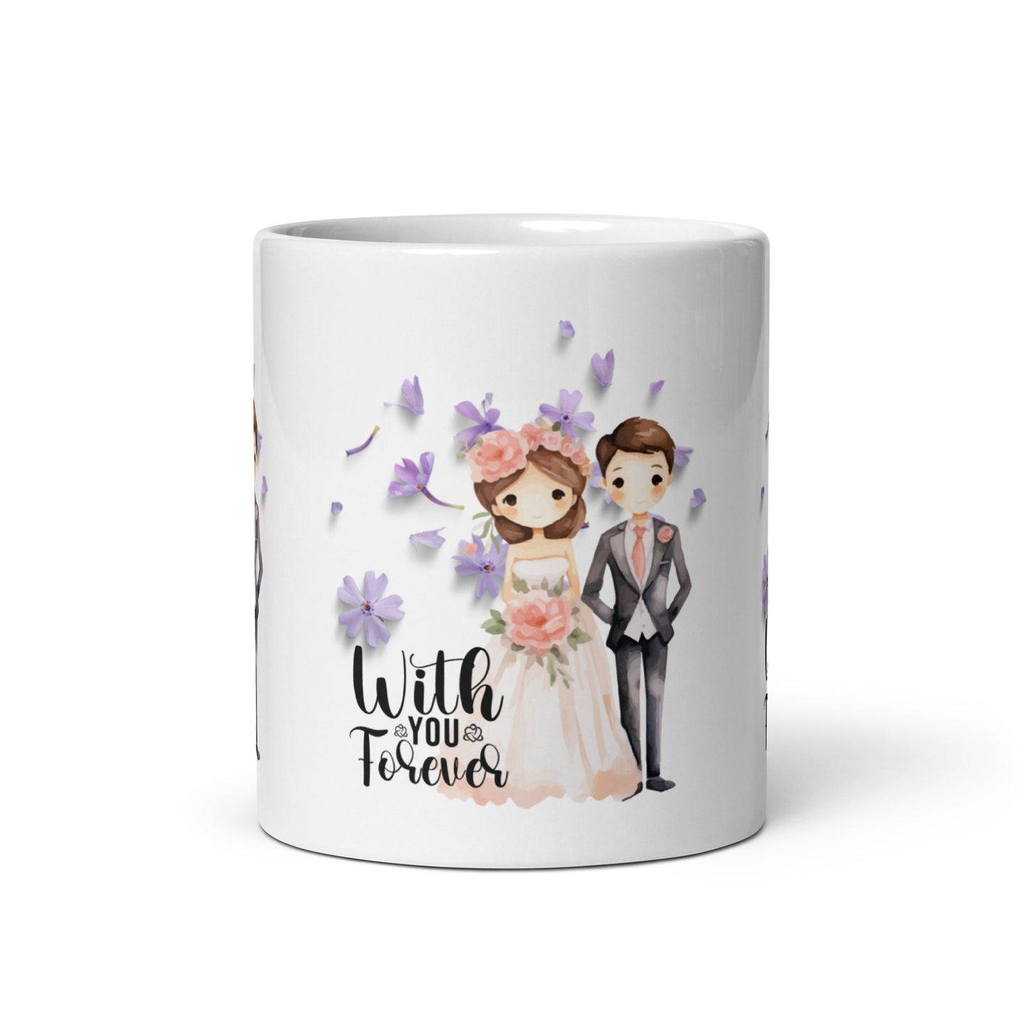 With You Forever Wedding Mug - Timeless Love Edition