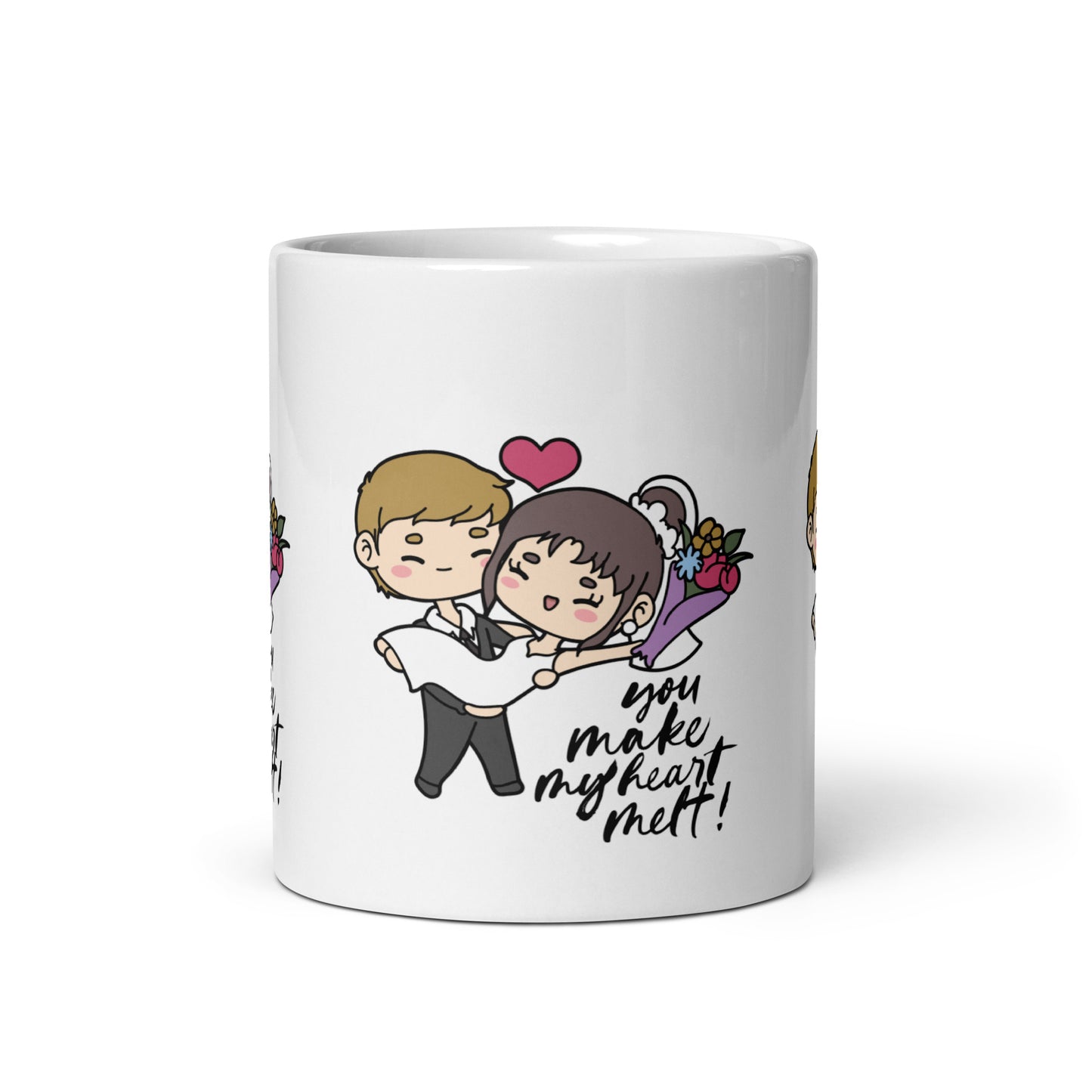 Melting Hearts Wedding Mug: A Romantic Keepsake