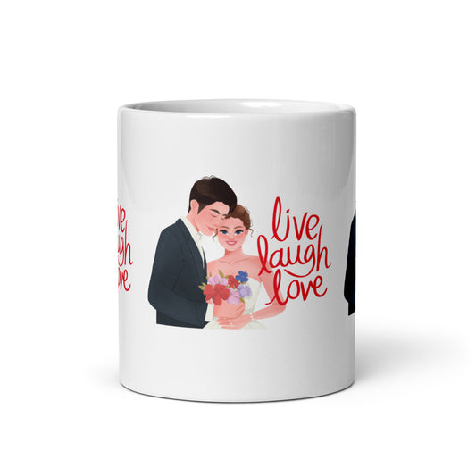 Live Laugh Love: Wedding Gift Mug