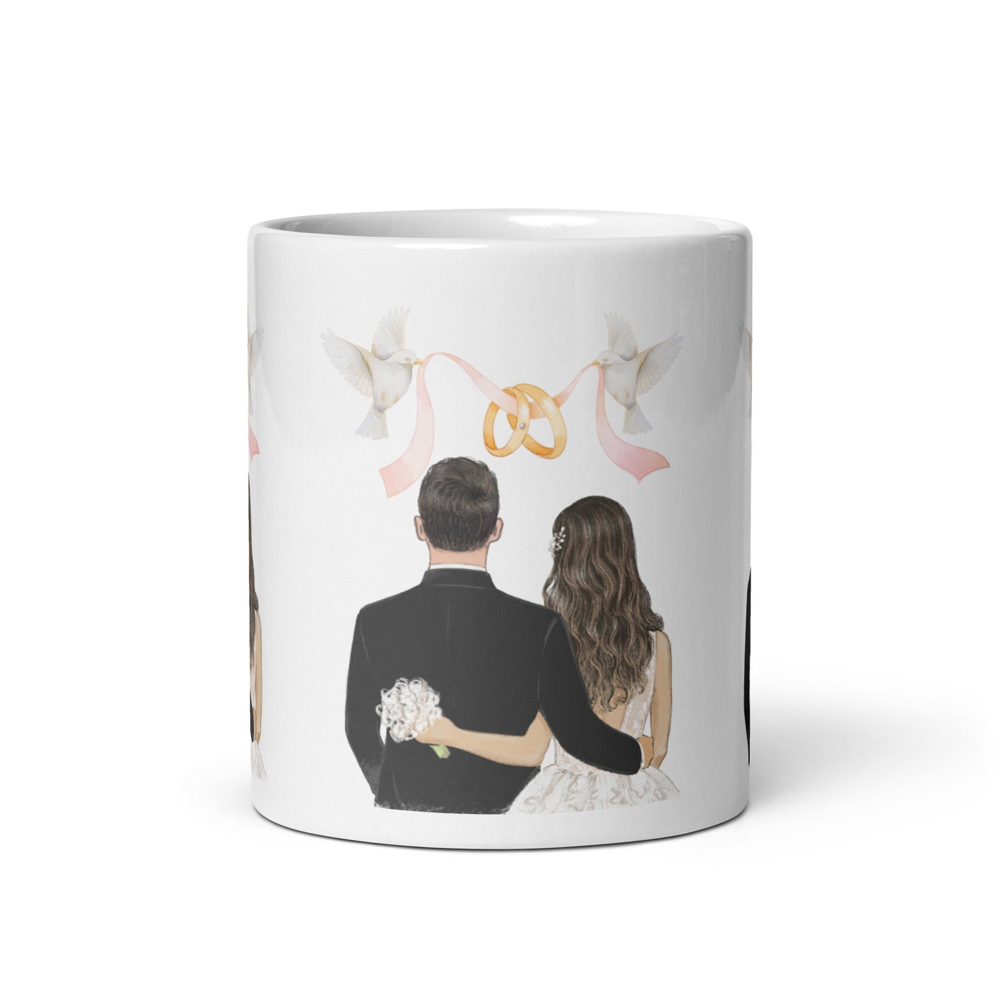 From 'I Do' to Forever: Wedding Story Mug