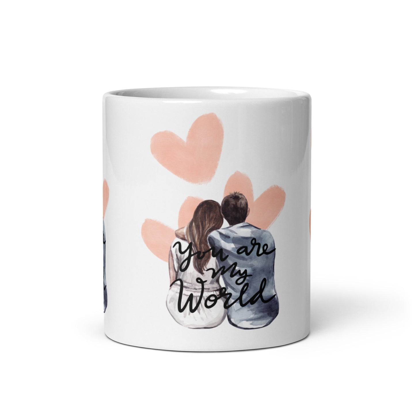 "You Are My World" Romantic Coffee Mug