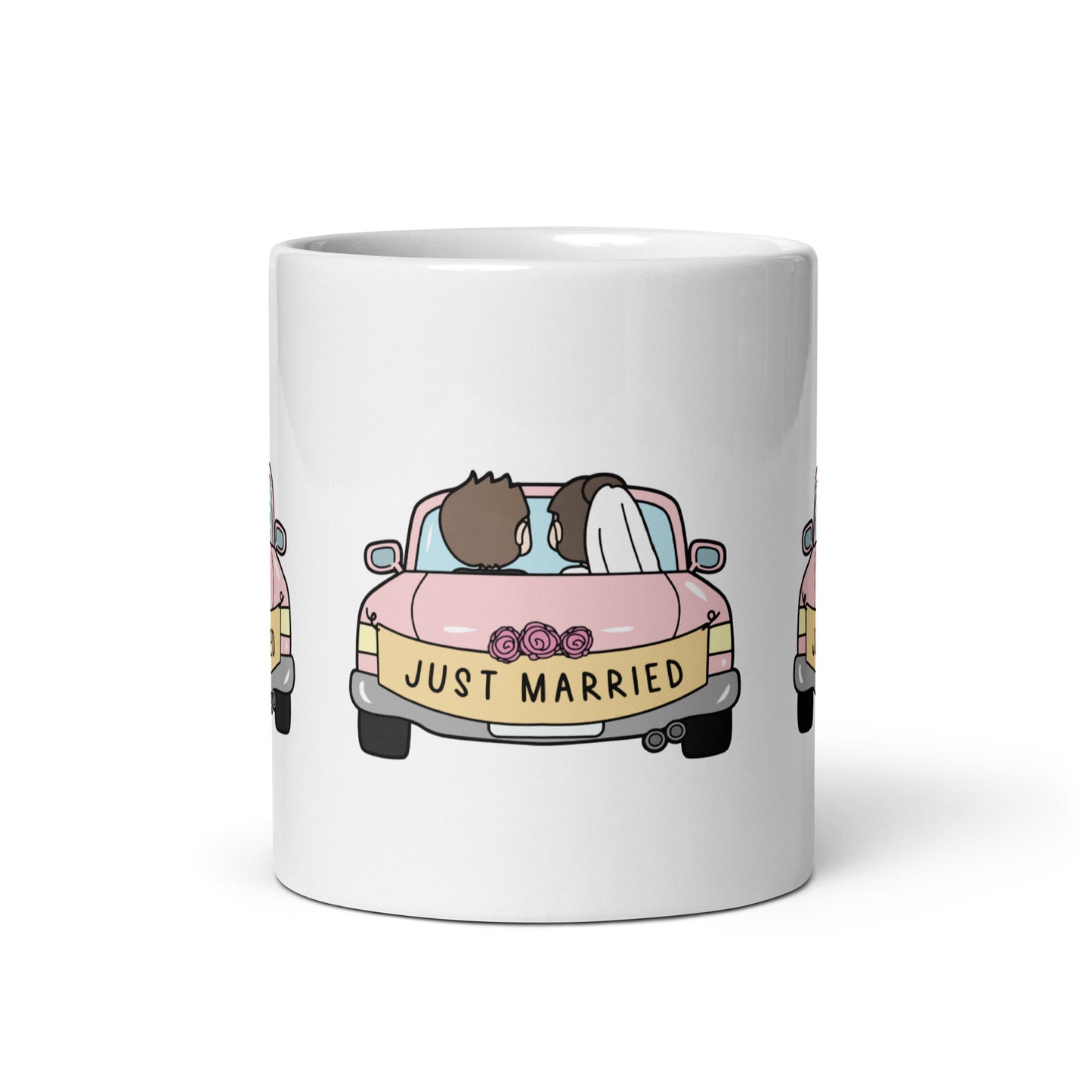 Celebrate Love: Just Married Coffee Mug