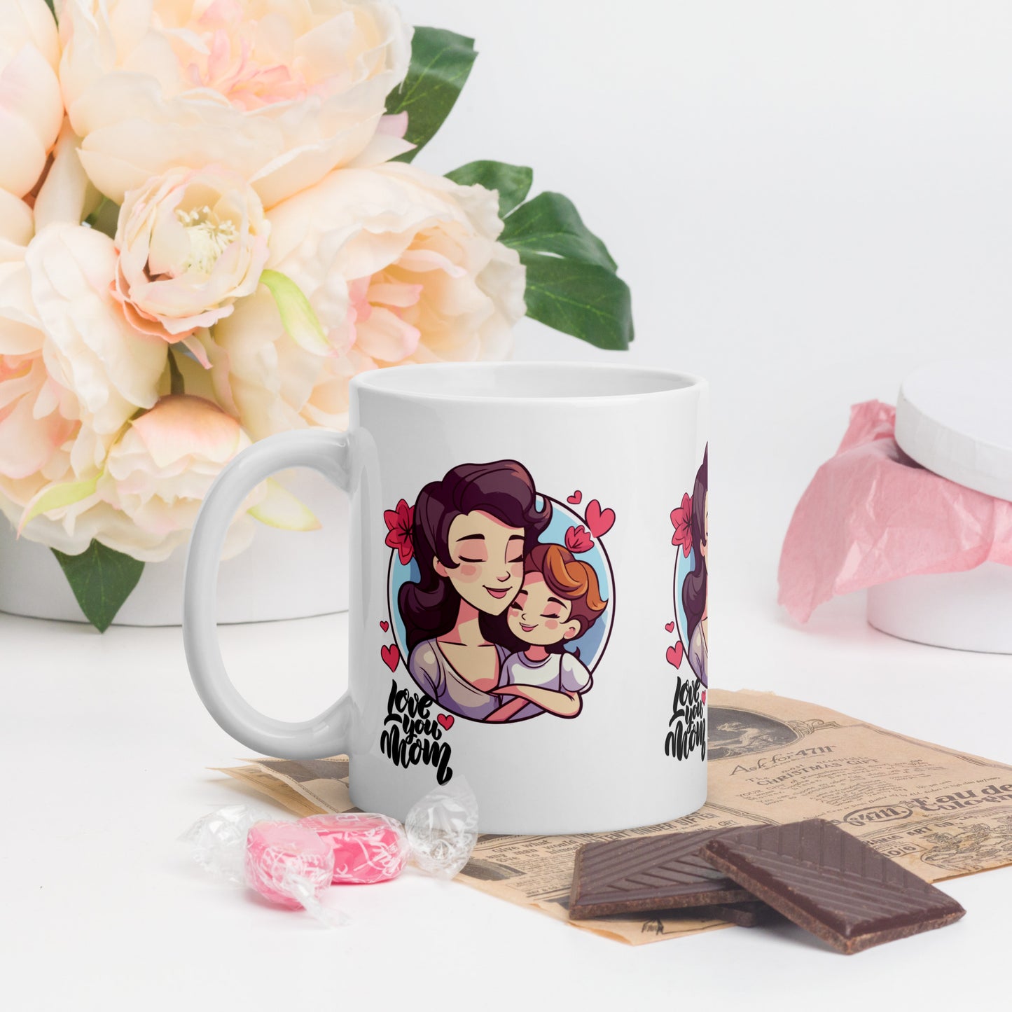 Heartfelt Affection: Love You Mom Mug