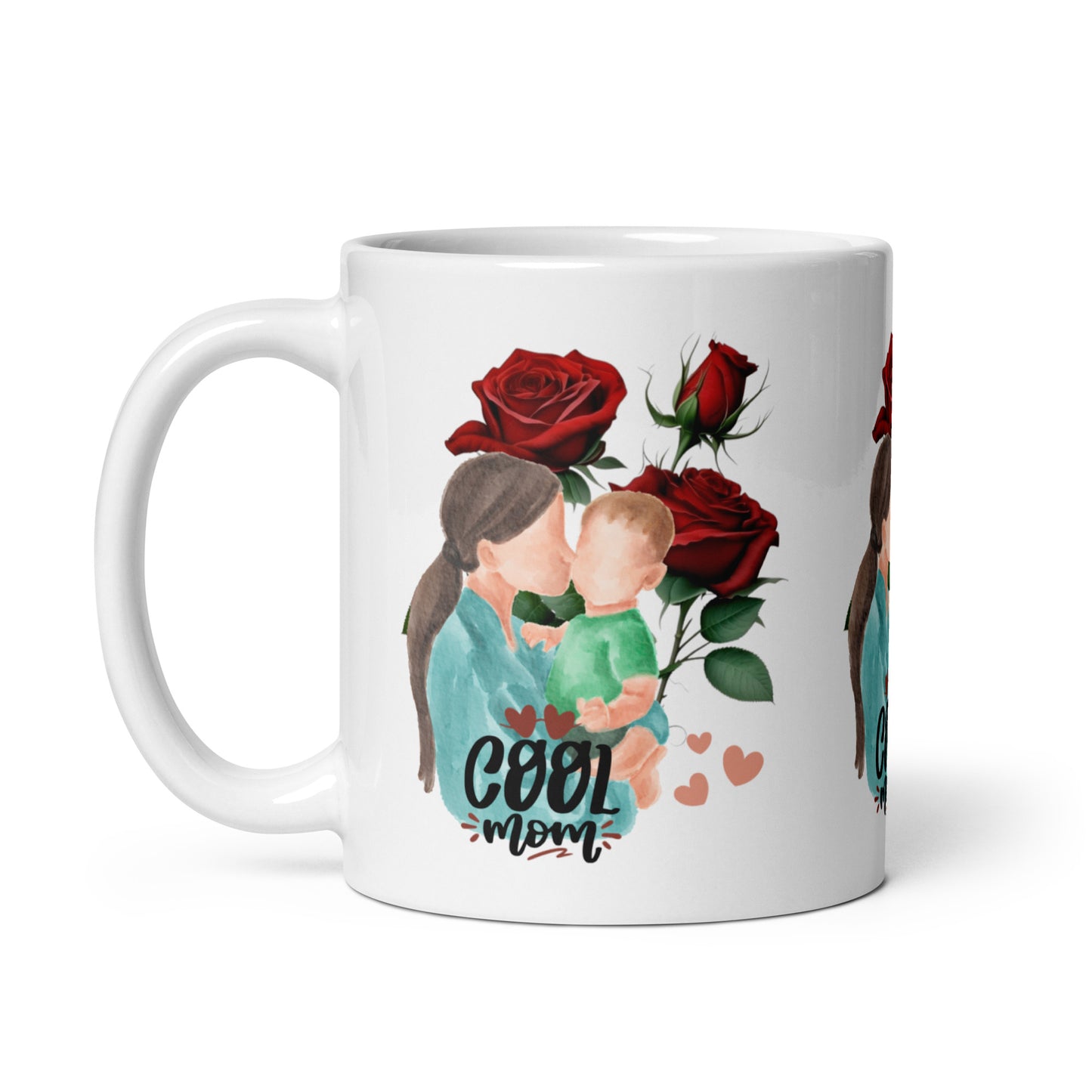 Cool Mom Approved White Ceramic Mug