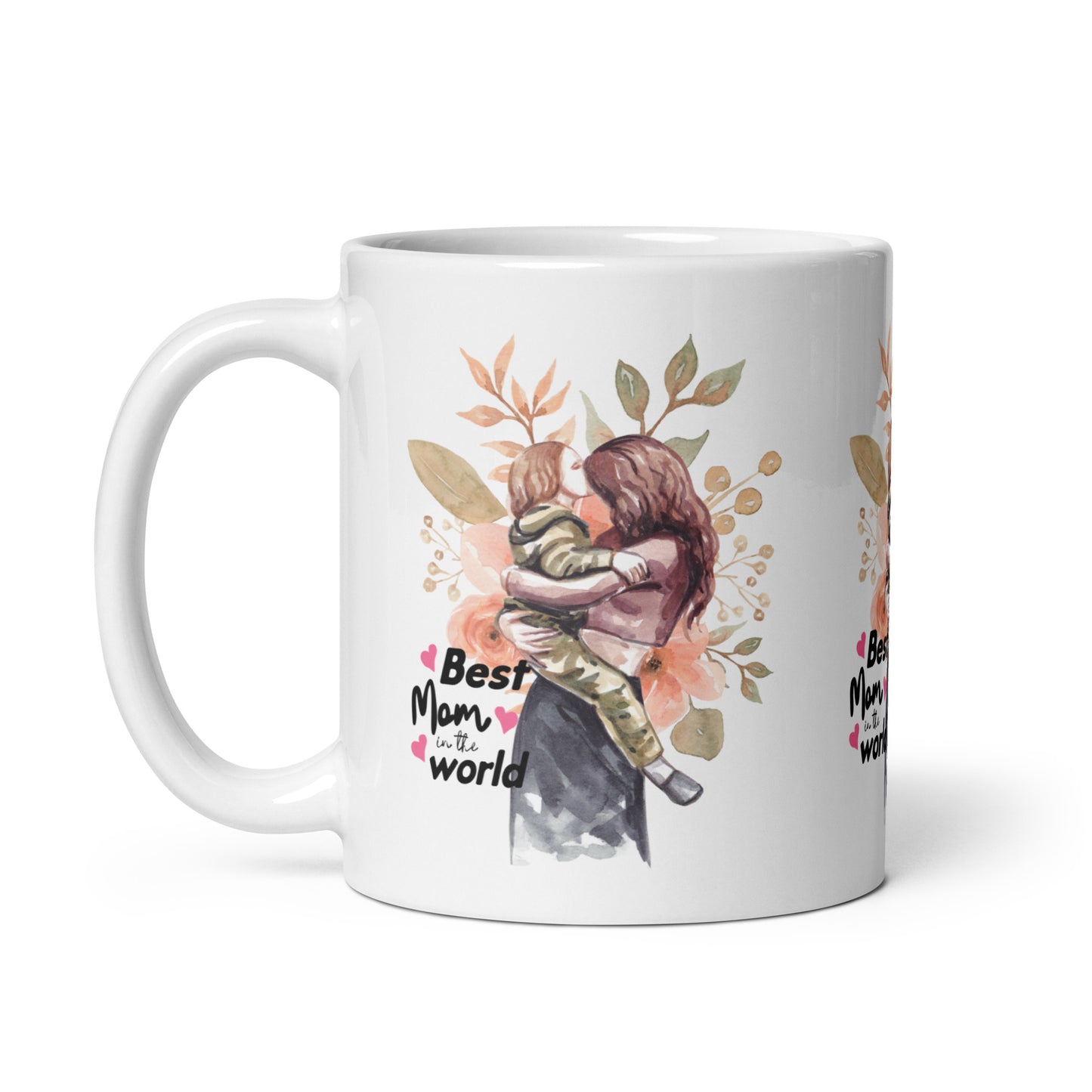 Best Mom in the World Glossy Celebration Mug