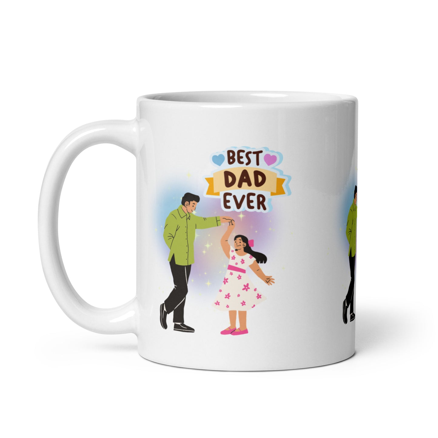 Best Dad Ever Glossy Celebration Mug