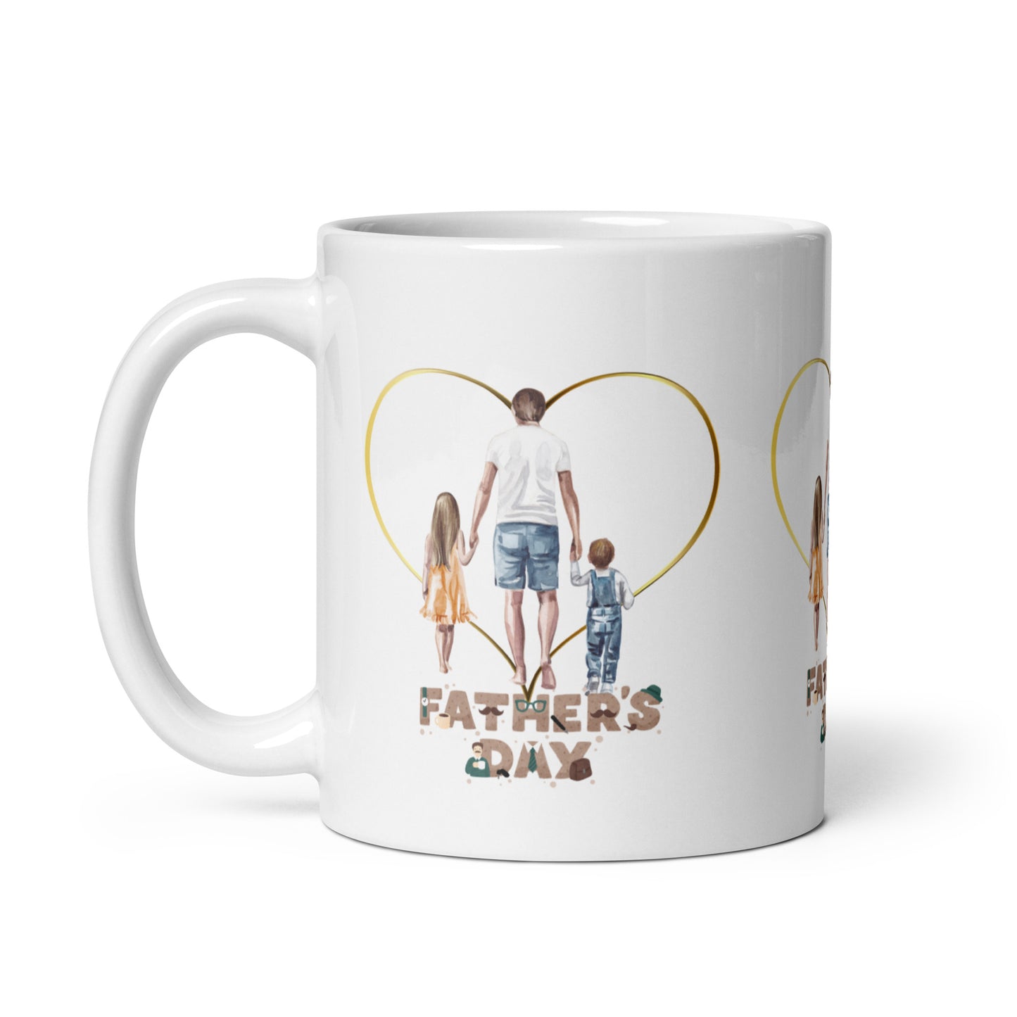 Dad's Favorite Brew: Father's Day White Mug