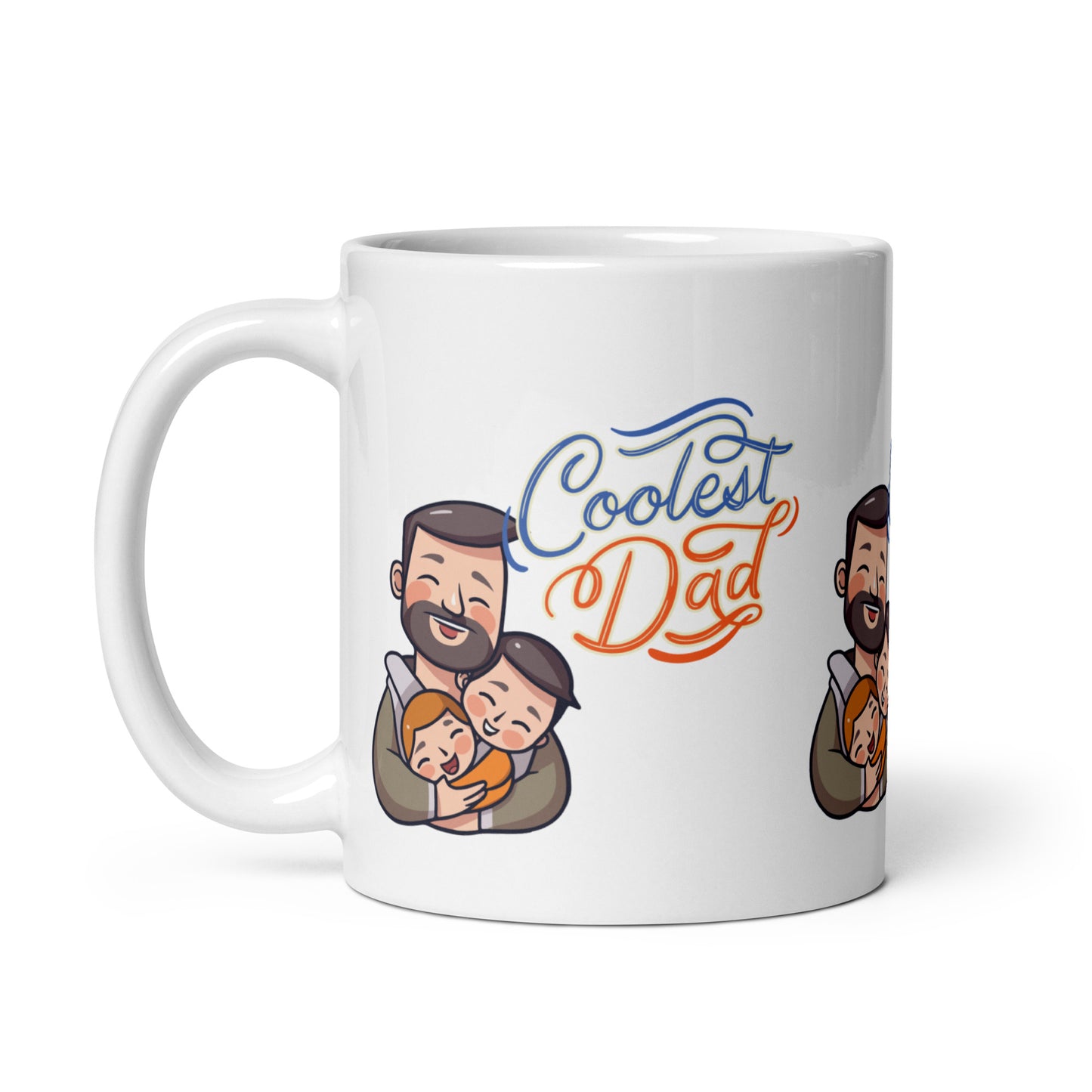 Coolest Dad White Mug