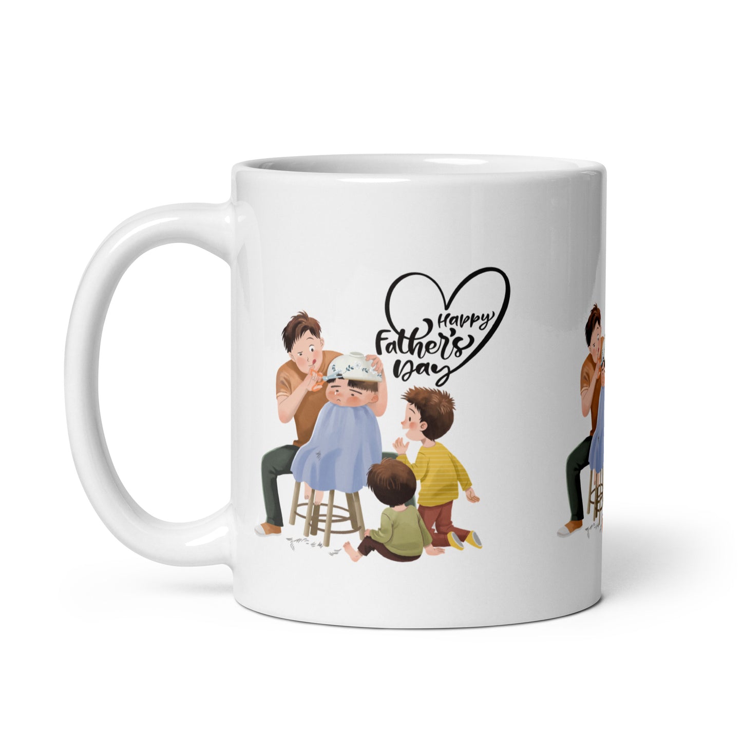 Celebrating Dad White Mug