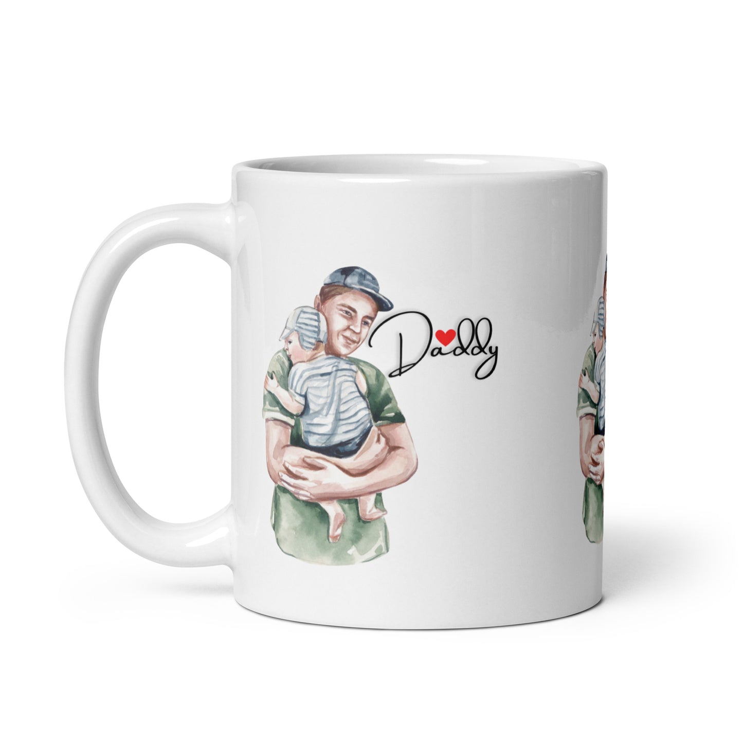 Daddy's Mug: Classic White Glossy Cup