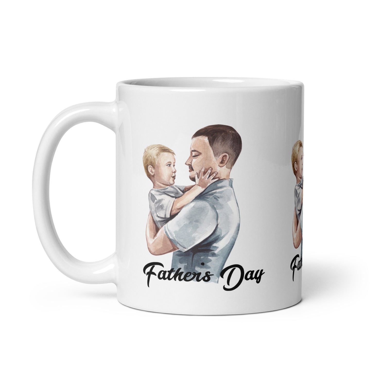 World's Greatest Dad: Father's Day White Mug