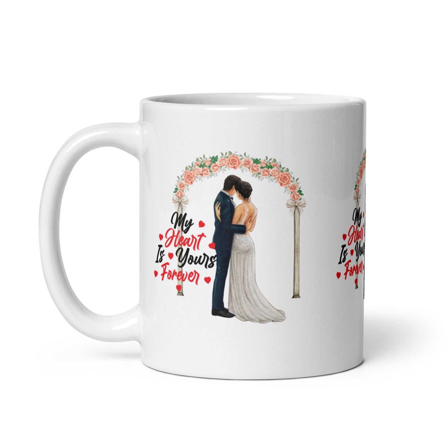 Forever Yours: Elegant Wedding Mug Gift