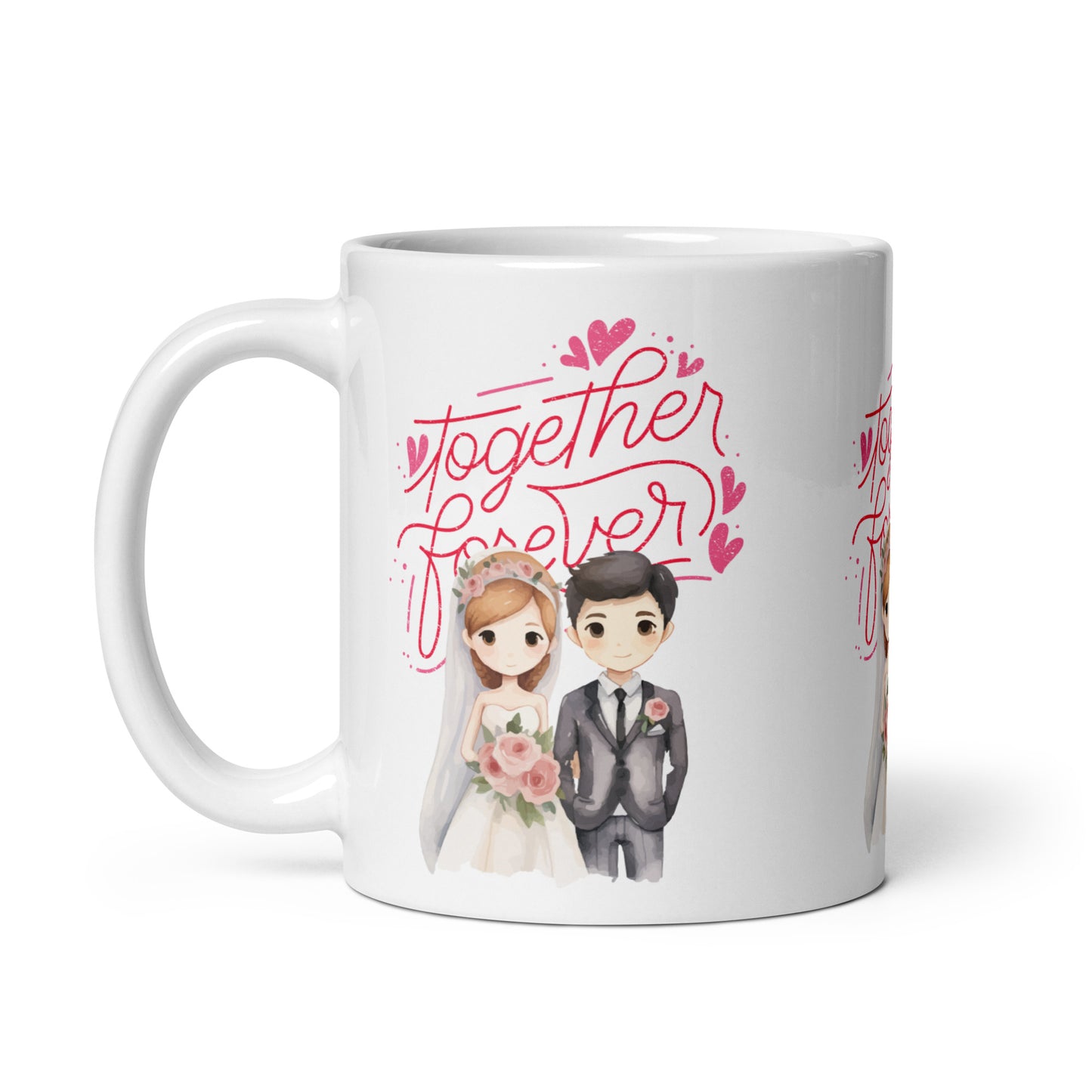 Forever Together Wedding Keepsake Mug