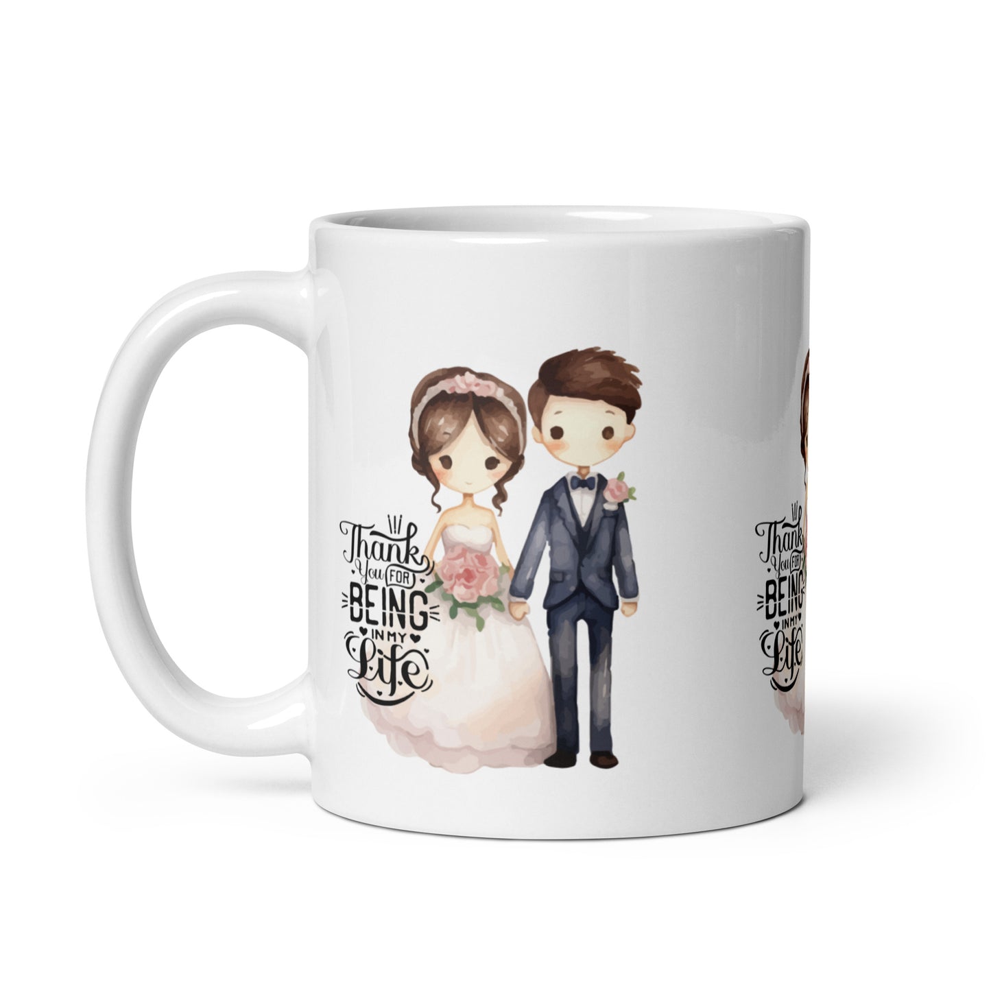 Thank You for the Love: Wedding Mug for Your Lifelong Partner