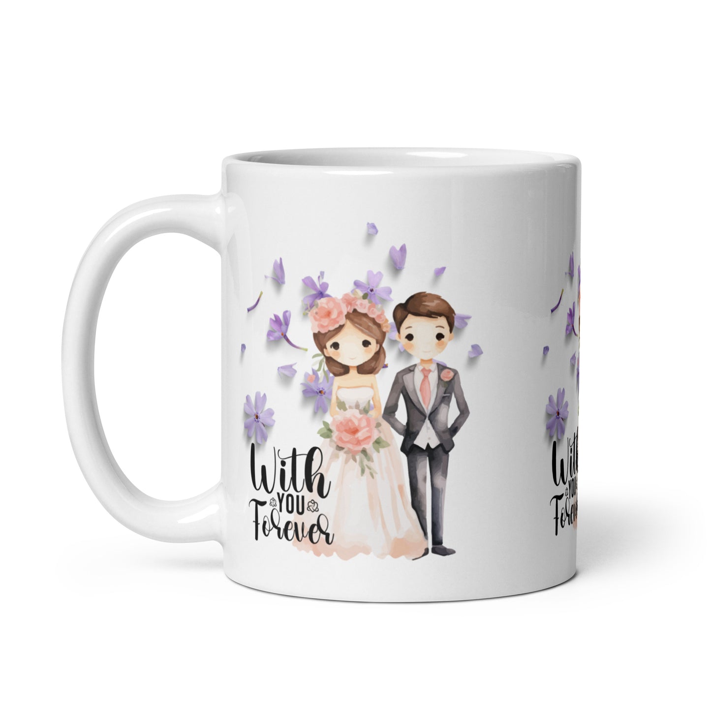 With You Forever Wedding Mug - Timeless Love Edition