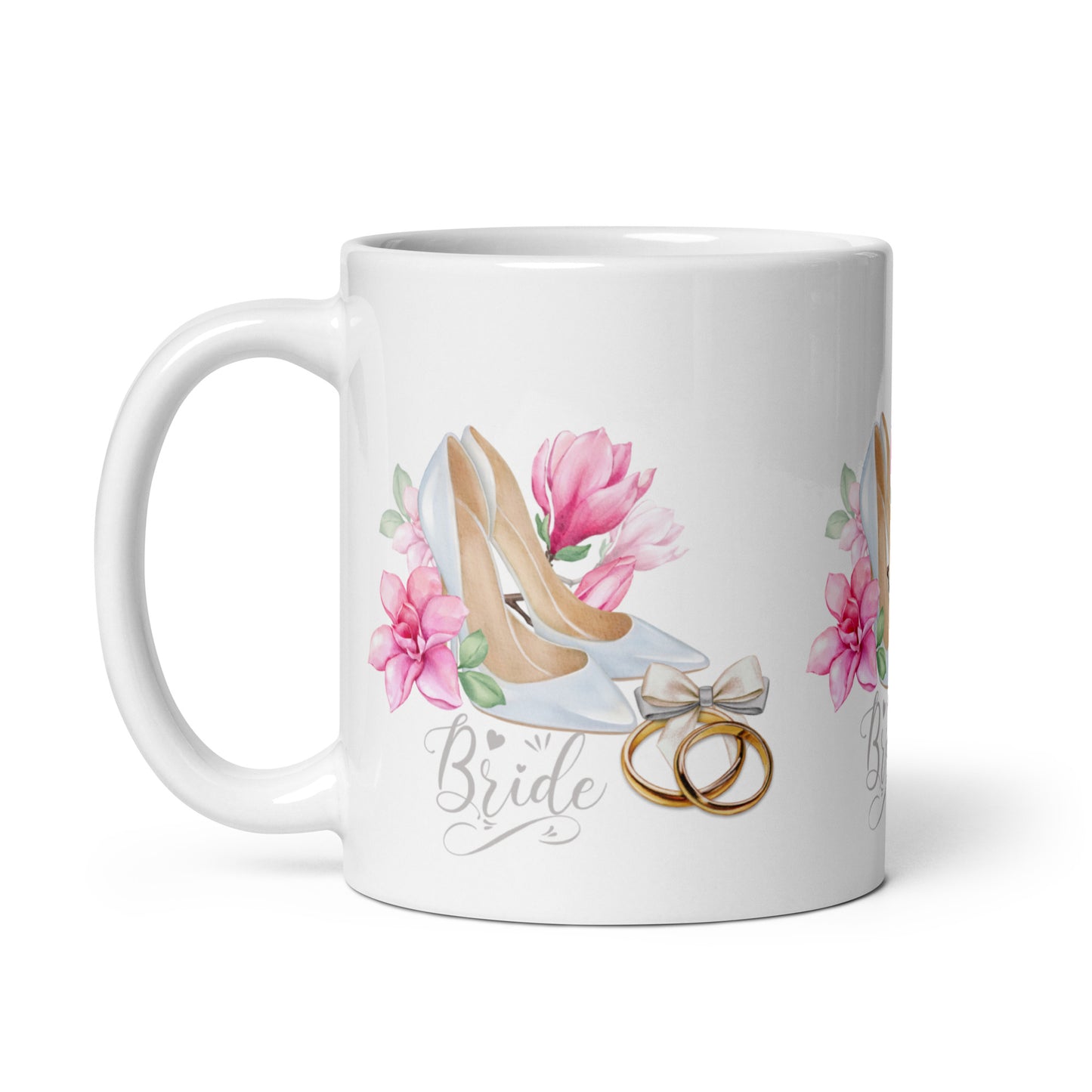 Bridal Bliss Ring & Heel Wedding Mug