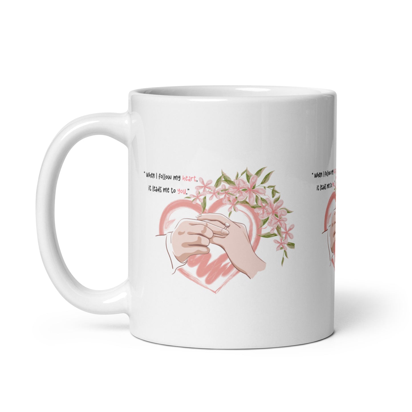 Love in Bloom Wedding Mug