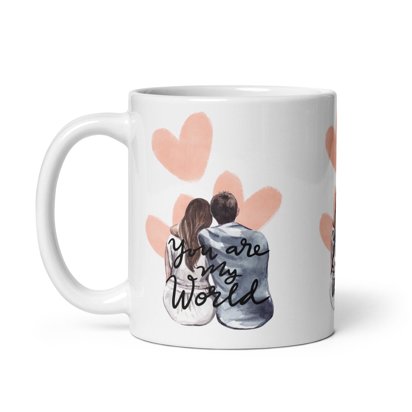 "You Are My World" Romantic Coffee Mug