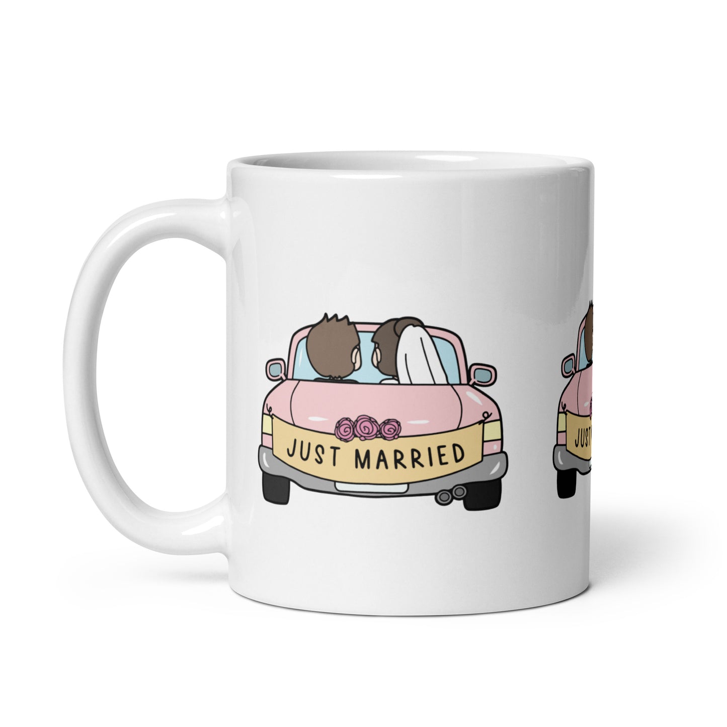 Celebrate Love: Just Married Coffee Mug