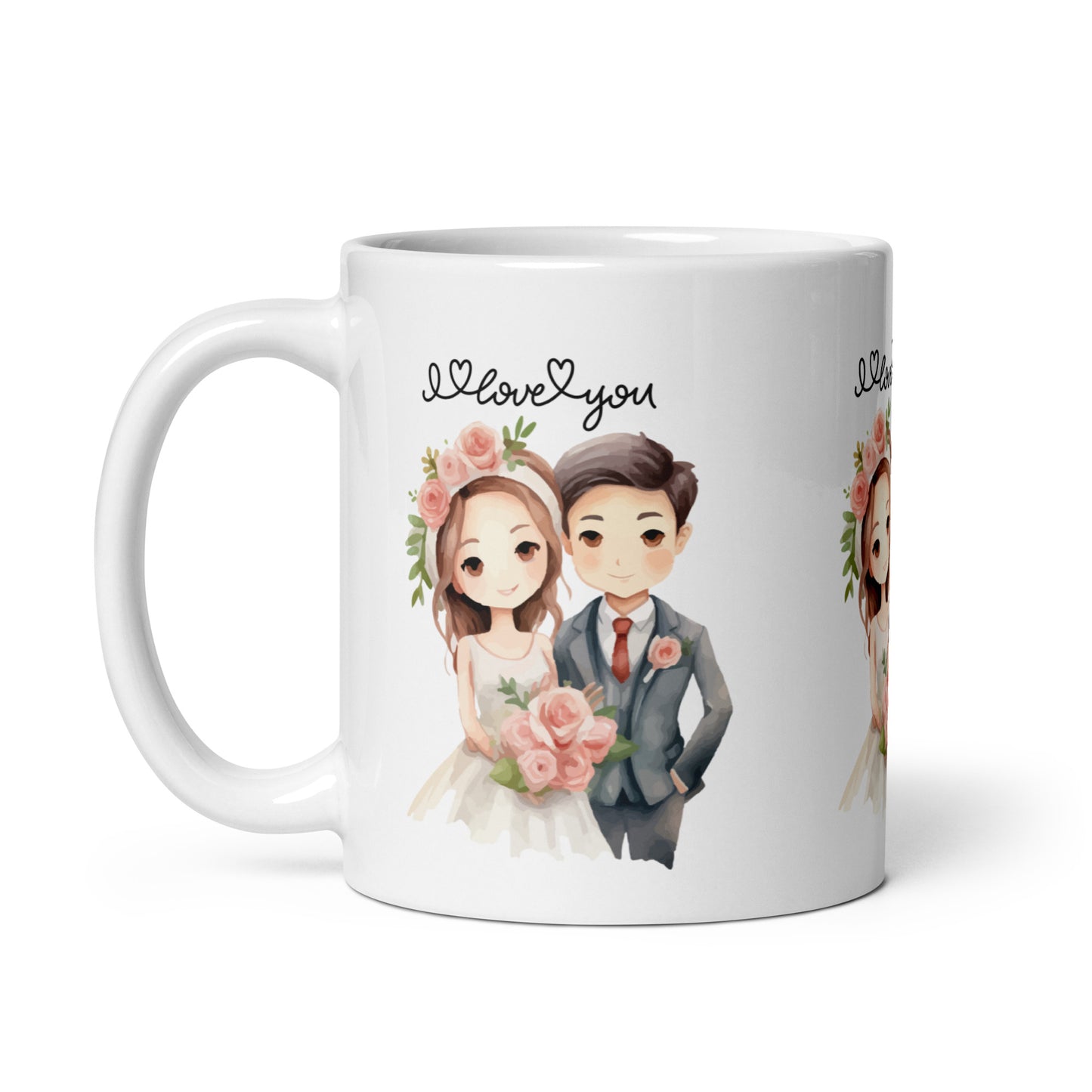 Whispering Love: Ceramic 'I Love You' Mug