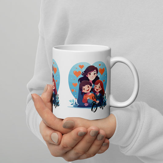 Mama's Bestie Classic White Mug