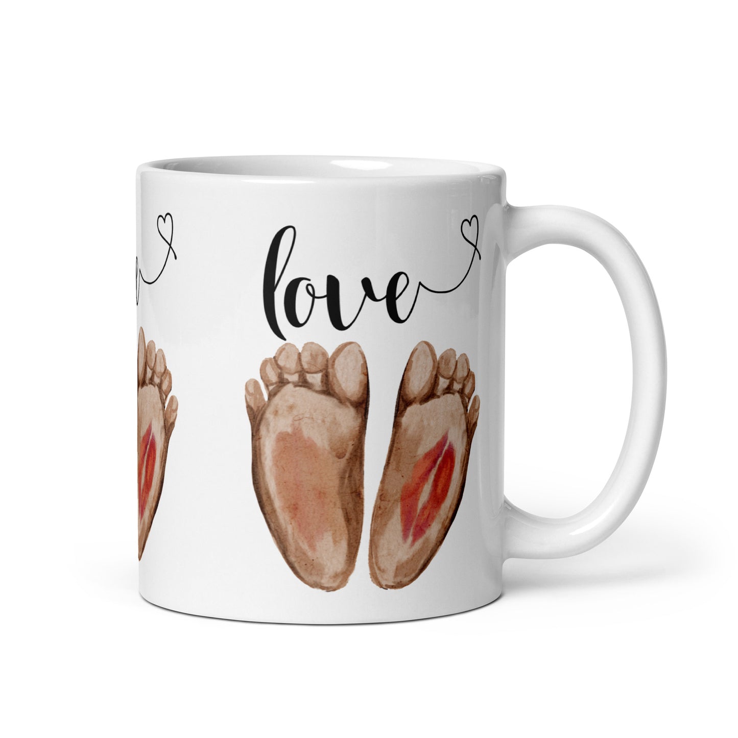 Baby Foot Love Keepsake Mug