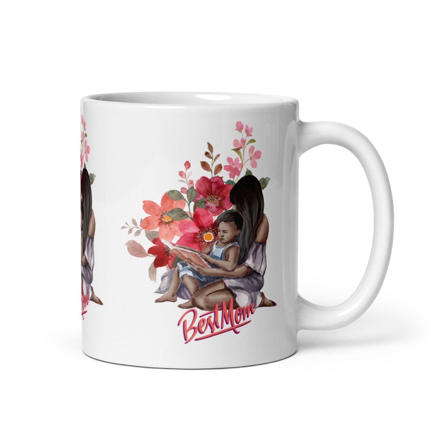 Floral Design Best Mom Mug