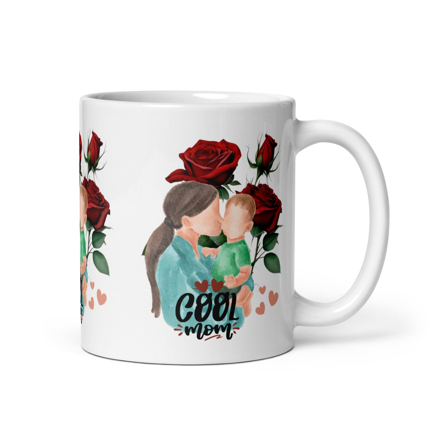 Cool Mom Approved White Ceramic Mug